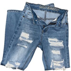 Gogo Junior High Rise Ankle Jeans